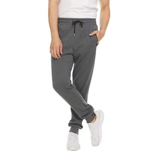 Pantalons de survêtement de sport pour hommes tendance style streetwear, pantalons décontractés à revers, pantalons longs assortis à tout, couleur unie, polyester - Product Image 2