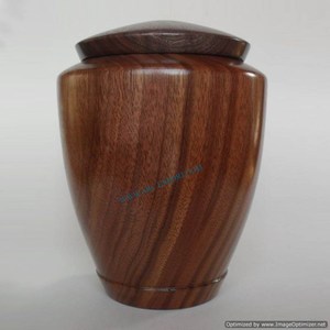 Adorable designer en forme de coeur en bois de teck adultes pots de cendres organisation de stockage de cendres commémoratives de qualité supérieure pour les êtres chers - Product Image 3