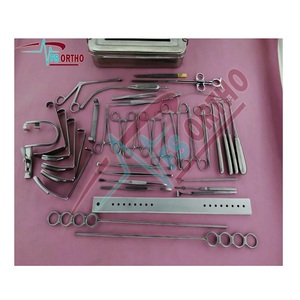 Amigdalectomía 27 piezas y juego de adenoidectomía Instrumentos quirúrgicos manuales de acero inoxidable reutilizables Calidad A + - Product Image 5
