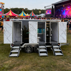 고급 휴대용 모바일 화장실 화장실 트레일러 화장실 샤워 편리하고 우아한 모바일 화장실 - Product Image 6