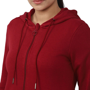 Moda Casual con diseño único Mujeres Sudaderas con capucha Mejor calidad Logotipo personalizado Estilo de las mujeres Sudadera con capucha OEM personalizado - Product Image 3