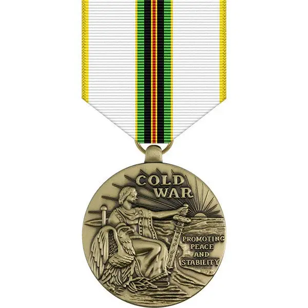 EUA Guerra Fria Medalha para granel atacado logotipo personalizado bronze die cast Marine Corps medalhas comemorativas com fita prêmio medalhas