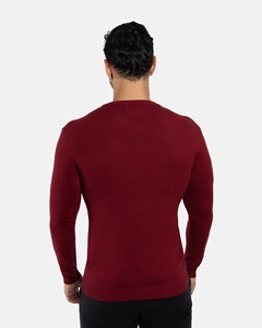 Suéteres de Punto Cálidos y a la Moda de Corte Holgado Hechos a Medida para Hombre, Cuello en V, Estilo Hip Hop, Color Sólido, para Hombre y Mujer - Product Image 5