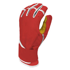 Tamaño personalizado y logotipo transpirable ropa deportiva al aire libre antideslizante piel de vaca de cuero guantes de bateo de béisbol para adultos y jóvenes - Product Image 4