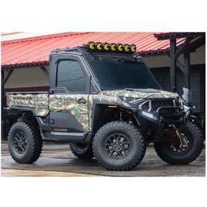 Véhicule tout-terrain haut de gamme Polaris Ranger XD1500 North Star avec système de commande de conduite d'usine, éclairage LED et benne basculante - Product Image 1