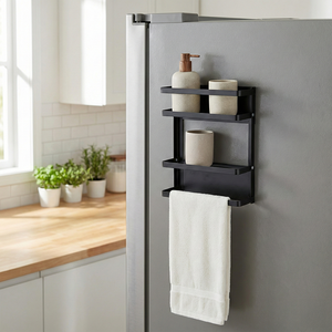 Toallero de metal plegable magnético fuerte de Taiwán al por mayor calentador de almacenamiento doméstico para baño cocina fabricado hogar - Product Image 1