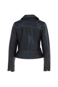 แจ็คเก็ตมอเตอร์ไซค์หนังสำหรับผู้หญิงฤดูหนาว แบบถัก ระบายอากาศ กันน้ำ กันลม รับทำโลโก้ OEM - Product Image 2