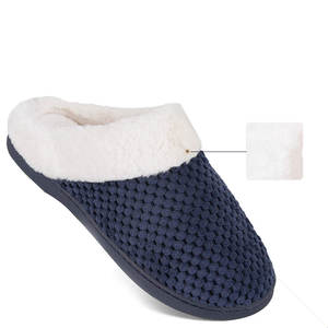 Chaussons en mousse moelleux pour femmes, chauds et douillets pour l'hiver, chaussures d'intérieur et d'extérieur, pantoufles confortables pour la maison, OEM ODM en gros - Product Image 4