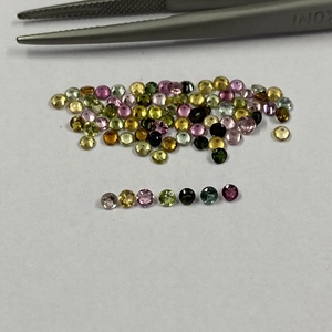 Venta caliente AAA grado Natural 2mm Multi turmalina facetado corte brillante piedras preciosas sueltas para la fabricación de joyas fabricante directo - Product Image 2