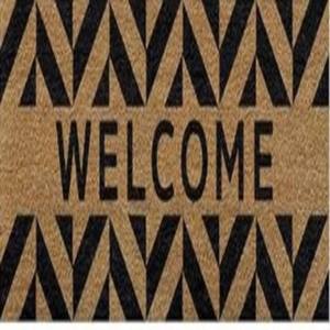 Paillasson d'Accueil en PVC Design Moderne Couleur Unie Épaisseur Moyenne Rectangulaire Fabriqué à la Machine Antidérapant Durable Écologique Extérieur - Product Image 1