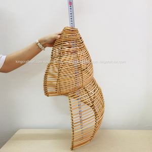 Modern Style Transparent Bamboo Rattan Lampshade Trending Decoration <b>Lighting</b> <b>Accessories</b> Vietnam Supplier - Product Image 4