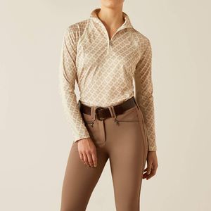 Chemise équestre design à la mode couche de base haut extensible coupe confortable vêtements personnalisés fournisseur en vrac chemises d'équitation à manches longues - Product Image 3