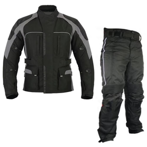 Chaqueta impermeable para motocicleta, traje de carreras para hombre, chaqueta para motocicleta, pantalones para motocicleta, conjunto de Moto con protección, corte automatizado - Product Image 1