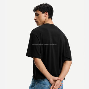 100% Pure Cotton <b>T</b>-<b>Shirt</b> for Men 400g Heavy Short-Sleeved American-Style Small Collar Loose Large-Sized Base <b>Shirt</b> - Product Image 5