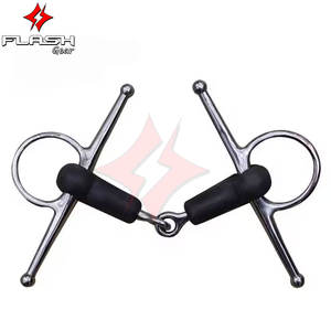 Custom Made High Quality Horse English Mouth Full Cheek Snaffle <b>Bit</b> Western Dutch <b>Gag</b> <b>Bit</b> breeches German Silver - Product Image 3