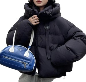 Veste coupe-vent de qualité supérieure Veste bouffante à capuche décontractée et élégante pour femmes Veste d'hiver élégante à couleur personnalisée - Product Image 2