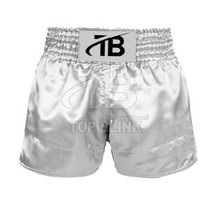 กางเกงขาสั้นออกกำลังกายแบบไทยสำหรับผู้ชายเอวยางยืดสไตล์สปอร์ตลายพื้น - Product Image 1