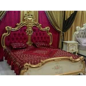 Classic Antique French <b>Bed</b> - <b>White</b> Painted Mahogany - 242 - Product Image 3