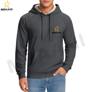 Men's Sweatshirt <b>Sherpa</b> Fleece <b>Lined</b> Warm Thermal Winter Workwear Men's Windproof Heavyweight <b>Hoodie</b> Pullover - Product Image 1