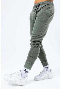 Ensemble sweat à capuche et pantalon de survêtement décontracté pour homme, 100 % coton, couleur unie, délavage acide, coupe classique, fermeture à cordon, écologique, logo personnalisé - Product Image 6