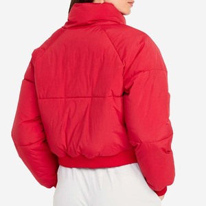 Veste matelassée pour femme de haute qualité, coupe régulière, pour l'hiver, tissu de haute qualité, prix bas, col montant, veste matelassée pour femme - Product Image 2