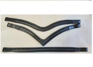 Superventas marca ADEEFA hecha a mano de alta calidad 10MM cuero negro brida Browband para caballos múltiples formas tamaños fábrica - Product Image 4