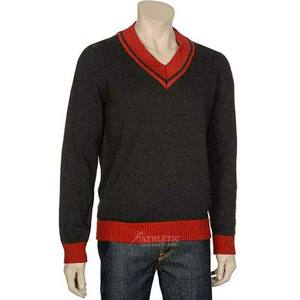 Striped Fashion Streetwear Design 2024 Men Knitted Printed Embroidery Pullover Sweaters Breathable Knitwear School <b>Cardigans</b> - Product Image 5