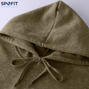 Haute demande 100% coton sweats à capuche pour femmes Logo personnalisé lavage à l'acide surdimensionné Streetwear couleur unie tenue décontracté - Product Image 2