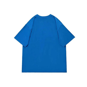 Moda cómoda tela Puff impresión camiseta precio barato ácido lavado Puff impresión camiseta hombres y mujeres - Product Image 2