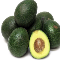 AGUACATE VERDE OVALADO Y FORMA REDONDA AGUACATE FRUTA FRESCA TROPICAL BUEN SABOR