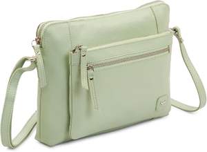 Elegante Bolso Cruzado de Cuero, Bolso de Hombro con Acabado Elegante, Correa Ajustable, Cierre Seguro y Encanto Moderno - Product Image 3