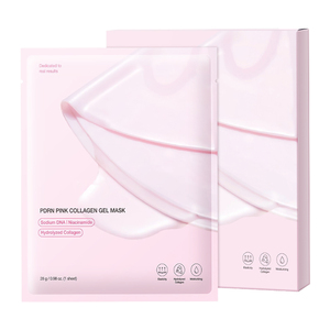 Mascarilla Facial de Gel de Colágeno Rosa con ADN de Salmón PDRN para una <span class=keywords><strong>Piel</strong></span> Radiante - Elasticidad, Hidratación, Reafirmación y Humectación - Product Image 1