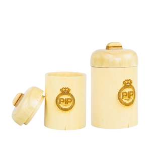 กระป๋องกาแฟทำจากไม้สักทำมือพร้อมฝาปิดที่ปลอดภัยที่เก็บแบบพกพาที่หรูหราเป็นธรรมชาติสำหรับบ้านห้องครัวคาเฟ่ช่วยให้ถั่วสดใหม่ - Product Image 1