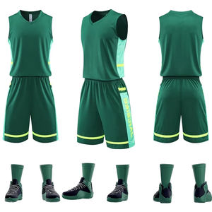 ชุดบาสเก็ตบอลฤดูกาลใหม่ 2023 ชุดกีฬาสำหรับผู้ใหญ่ ชุดยูนิฟอร์มระบายอากาศ ชุดบาสเก็ตบอลสำหรับฝึกซ้อมเด็ก กางเกงขาสั้น เสื้อผ้า - Product Image 4
