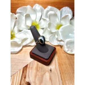 Navajo Handmade White Buffalo Gemstone <b>Ring</b> with Sterling Silver Cut Natural Stone Hip-hop Style <b>Adjustable</b> Size Everyday Wear - Product Image 2