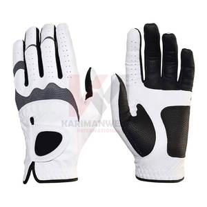 Guantes de golf de cuero Cabretta Premium para hombre, guantes de golf ligeros de malla transpirable con logotipo personalizado, mano izquierda, duraderos de alta calidad - Product Image 1