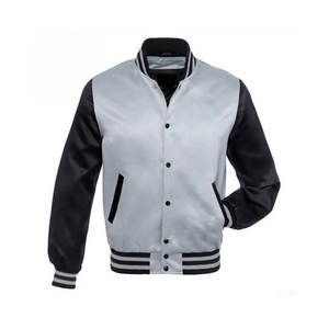 Long Sleeve Top Quality Best Design Fitness Men Satin Varsity <b>Jacket</b> Lightweight Friendly Printed Design Satin Varsity <b>Jacket</b> - Product Image 5
