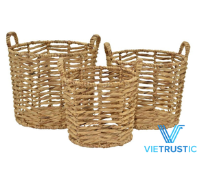 Accueil Panier en osier pour plantes Jacinthe d'eau en osier Vente en gros Panier en jute Rangement et organisation - Product Image 2