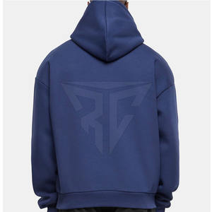 Sudaderas con capucha de patrón sólido de algodón 100% de buena calidad para hombres, colección de invierno de moda superior, MOQ bajo para la venta - Product Image 2