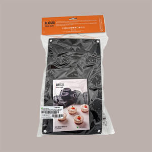 Molde de Silicona Negro en Forma de Corazón de 8 Porciones, 60 mm x 35 mm, Herramienta para Hornear y Repostería para Postres - Product Image 4