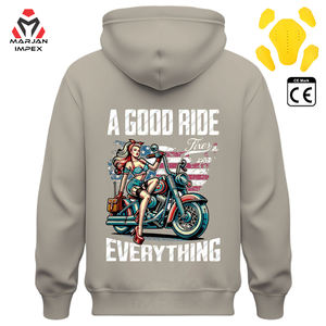 Sweat à capuche en polaire pour motards, conçu pour les motards exigeants, offrant chaleur, protection contre le vent, idéal pour l'hiver, premium, % polyester - Product Image 1