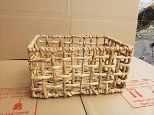 Meilleur ensemble de 2 pièces confortable jacinthe d'eau panier de rangement organisateur pour blanchisserie organisation décoration de la maison - Product Image 5