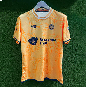 Camisetas de fútbol y fútbol de equipo personalizado en naranja | Hombres Mujeres Jóvenes Tallas | Ropa deportiva ligera de entrenamiento de secado rápido al por mayor - Product Image 2