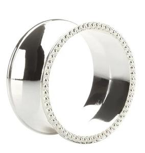 Abordable Vente en gros Rond en métal argenté Rond de serviette Mariage Dinning Restaurant - Product Image 1