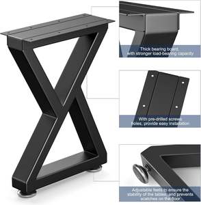 Traditional Pedestal Iron Aluminum Dining Tulip Table <b>Leg</b> Metal Gold Stainless Steel Bar Restaurant Table Base - Product Image 2