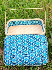 Uniq-cesta colorida de bambú para Picnic, bolsa de bambú de fábrica de Vietnam, precio barato - Product Image 6