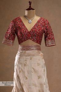 Exclusivo Sari de Tela de Seda Suave con Hermoso Bordado de Lentejuelas para Fiesta Nupcial, Elegante con Blusa para Vestimenta Étnica - Product Image 5