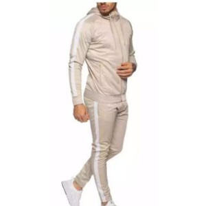 2024 survêtement uni à manches longues en polaire Tech pour hommes 2 pièces ensemble survêtement en coton imprimé d'Irfan Sports Co pour la saison d'hiver - Product Image 2