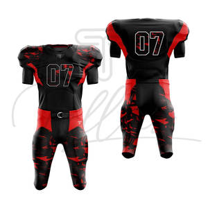 Uniforme de Fútbol Americano de Alta Calidad, Manga Corta, 100% Poliéster, Secado Rápido, Transpirable, Diseño Personalizado, Servicio OEM - Product Image 6