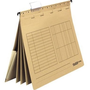 Falken UniReg DIN <b>A4</b> Recycled Mania Card Commercial Binder Natural Brown File <b>Folder</b> - Product Image 1